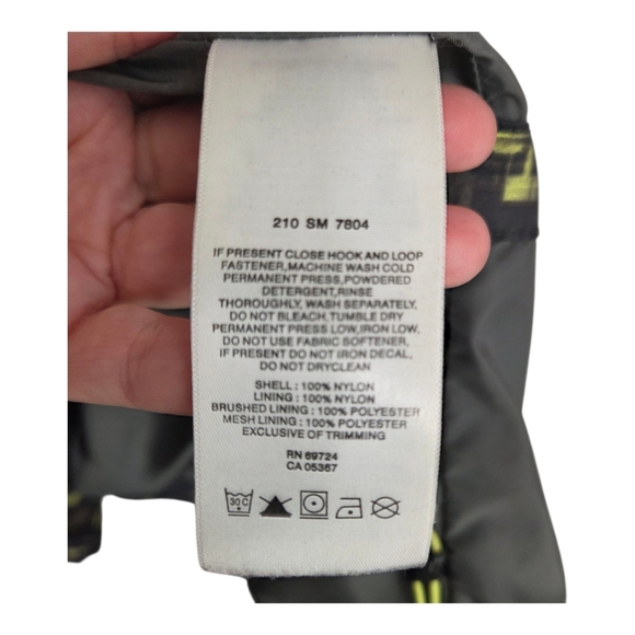 Columbia Men's Black and Yellow Performance Jacket Size L - Picture 5 of 9